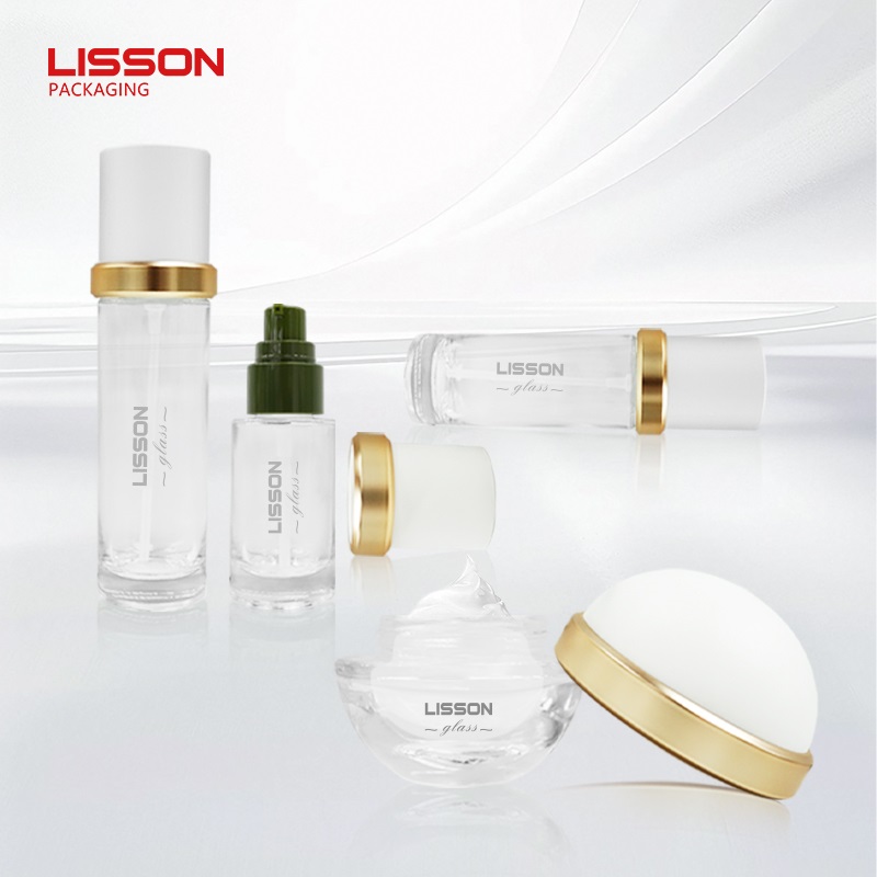 Cosmetic Glass Jars and Bottles