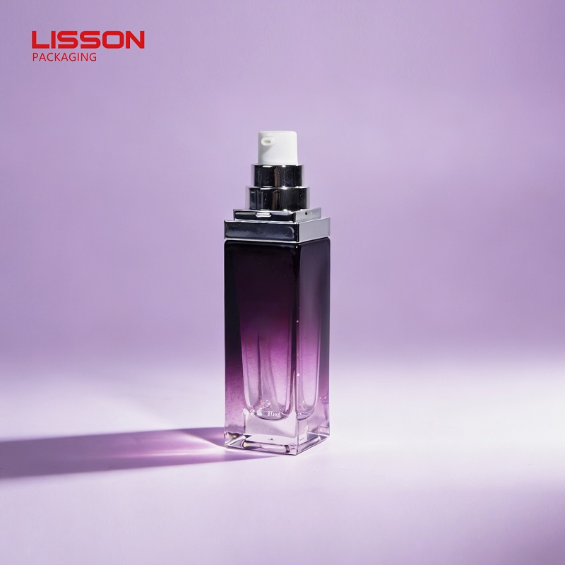 30ml Square Glass Lotion Bottle Body