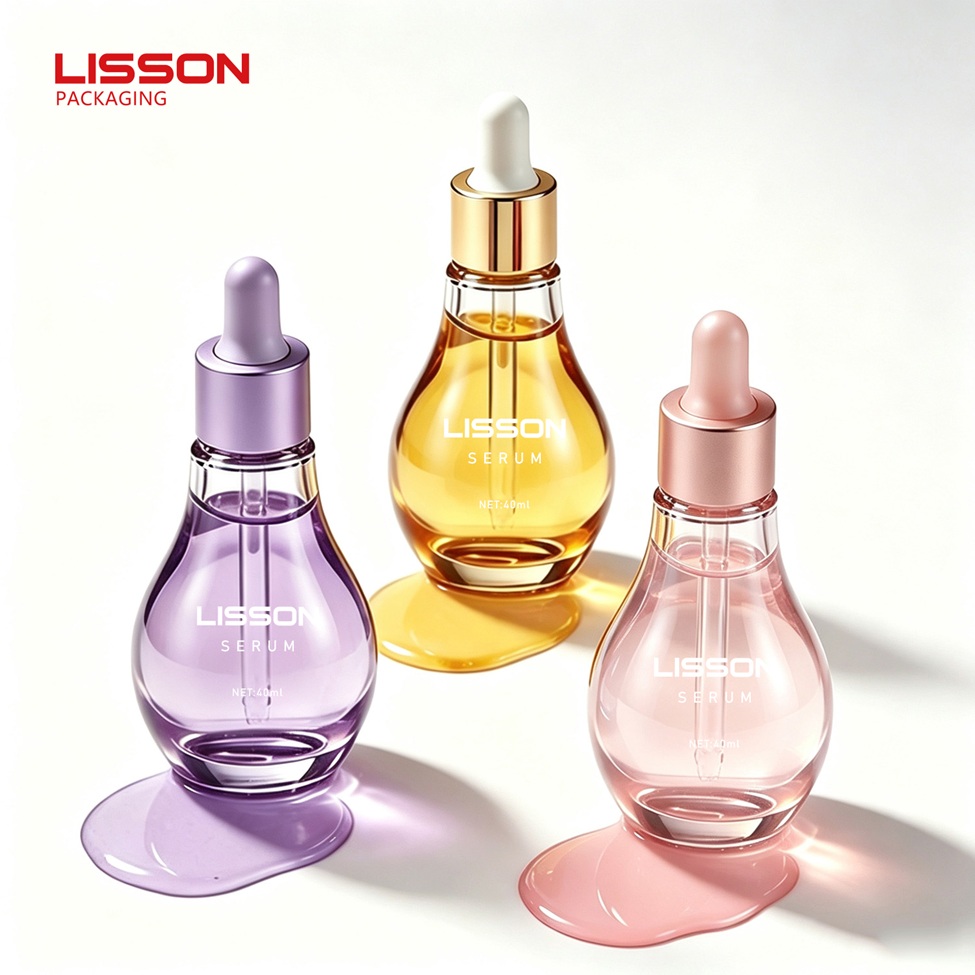 custom glass essential oil bottle