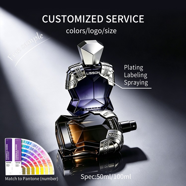Luxury glass perfume packaging