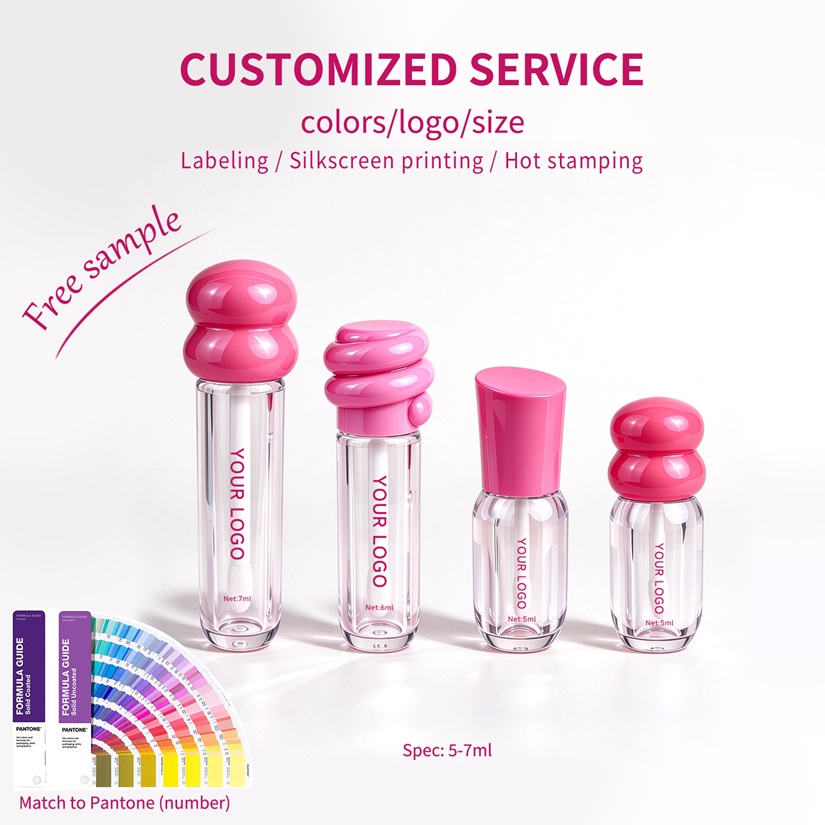 Empty PET Lip Gloss Bottle