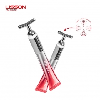 Kem dưỡng mắt dạng tuýp hình chữ T có chức năng massage rung, in logo.