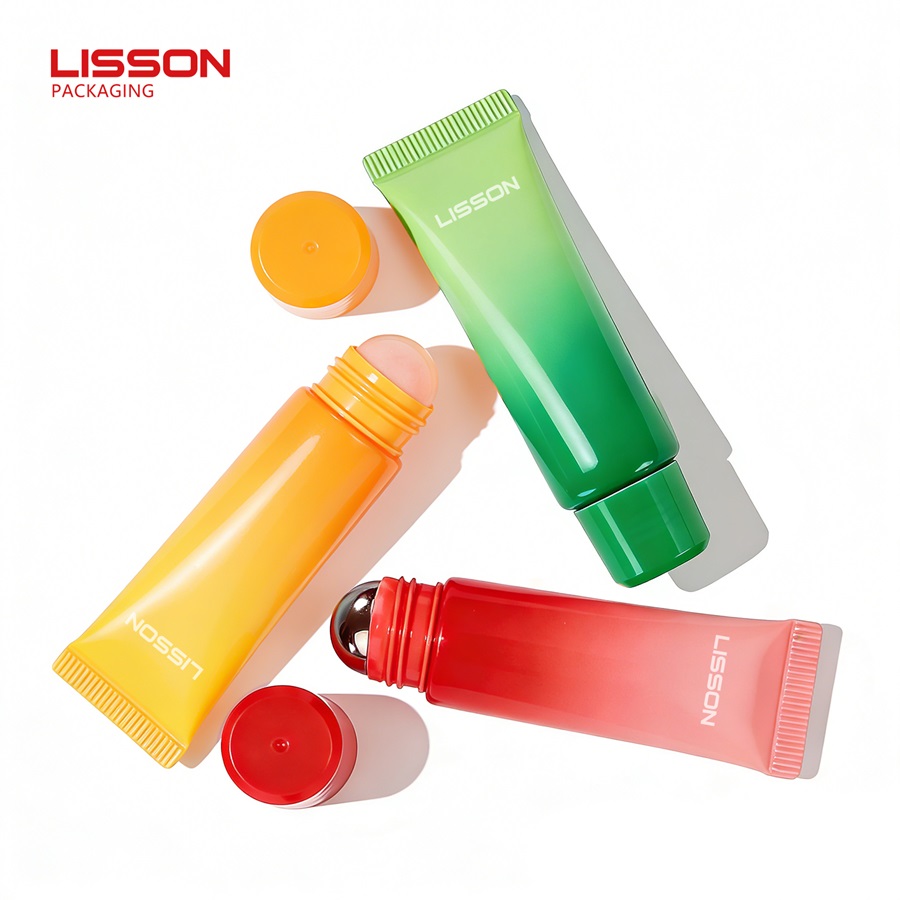 Plastic Squeeze Tube with Roller Ball