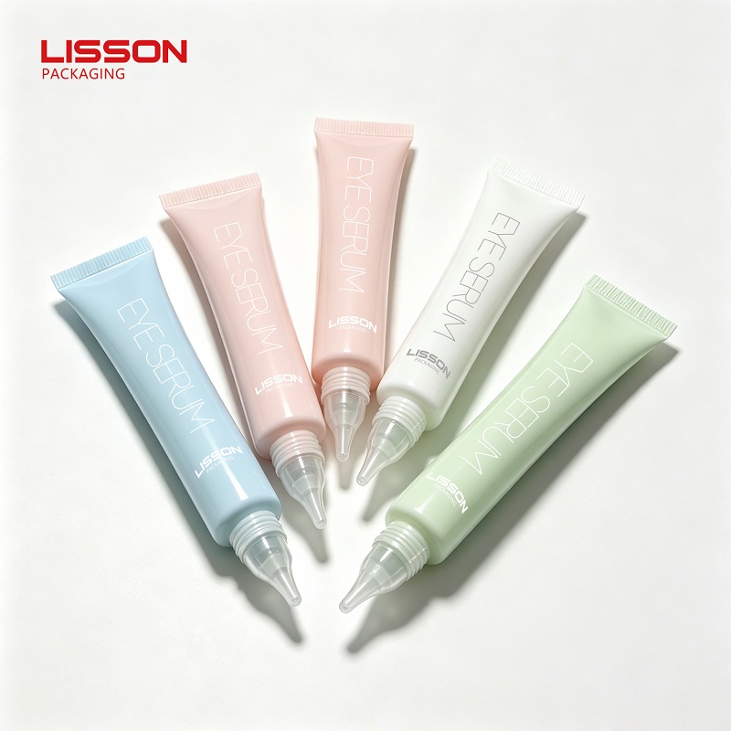 Empty PE Plastic Eye Cream Tube With Dropper