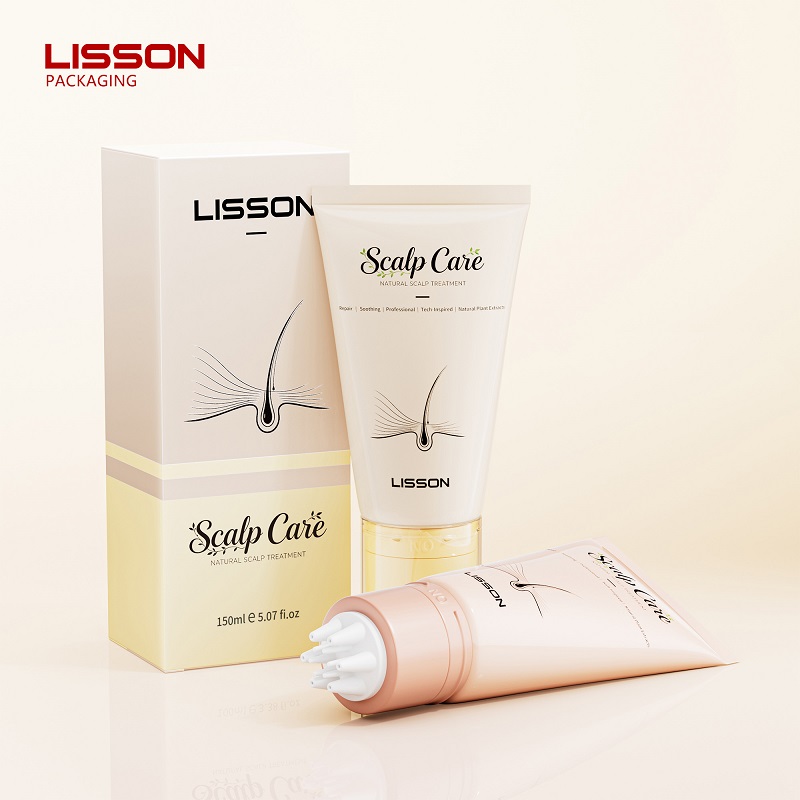 Hair oil applicator tube