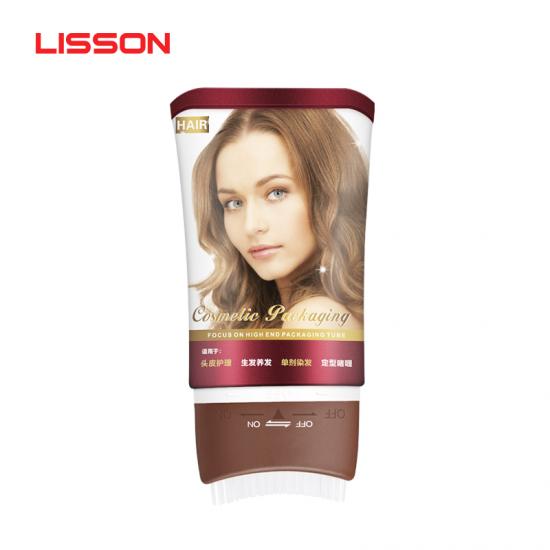 Ống chăm sóc tóc sáng tạo dạng lược với đầu bôi massage bật/tắt