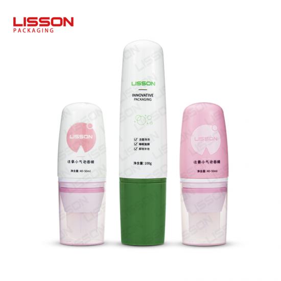 Ống mỹ phẩm hình bầu dục có đầu thìa silicone