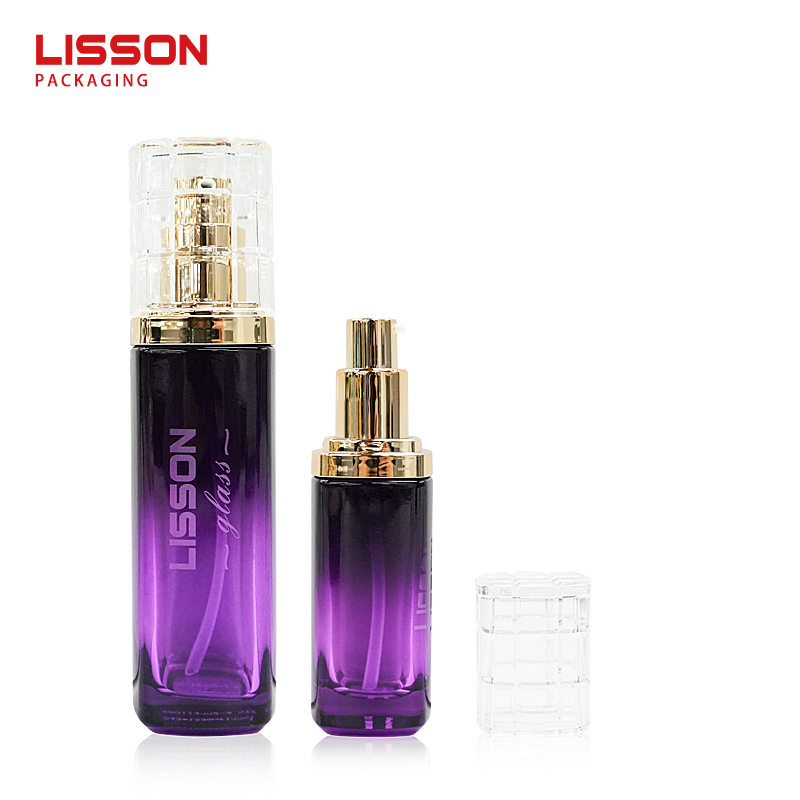 Skincare Glass Bottle and Jar