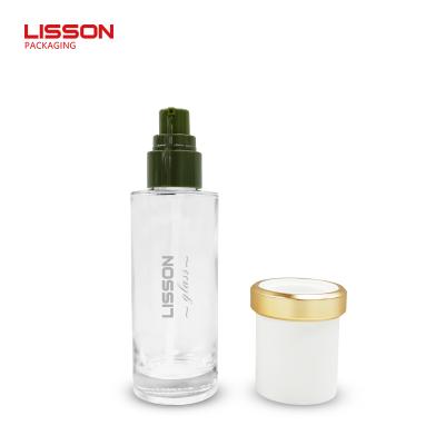 Skincare Glass Bottles and Jars Packaging Set