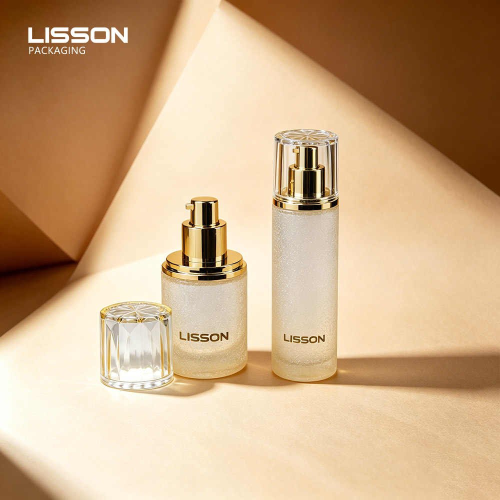 High end shimmery cosmetic packaging