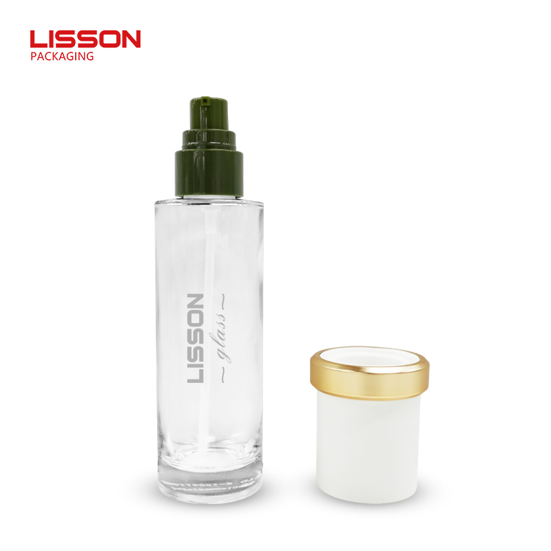 Skincare Glass Bottles and Jars Packaging Set