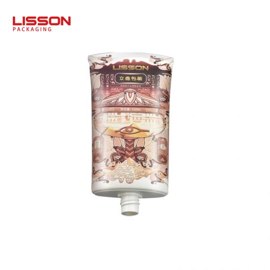 ống bóp mỹ phẩm dẹt 50mm với nắp đĩa bật