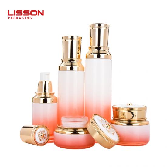 Cosmetic glass bottle set