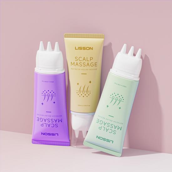 Ống bóp massage đầu bằng silicone chăm sóc cá nhân cho da đầu và tóc