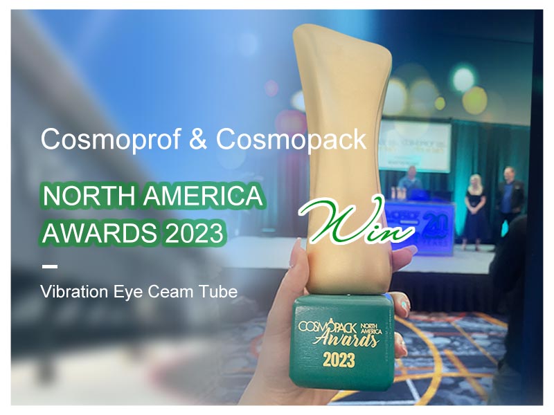 LISSON Vibrating eye Cream Tube đã giành giải nhất tại Giải thưởng Cosmoprof & Cosmopack North America